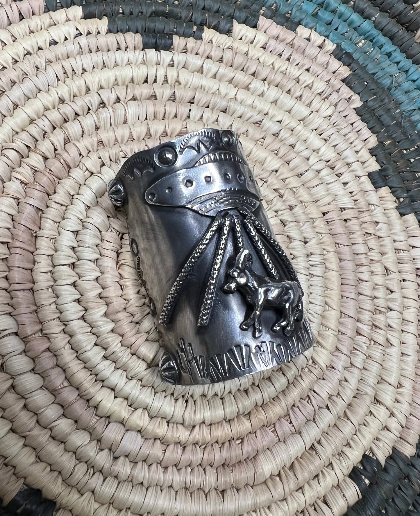 Alien + Donkey Hair Cuff