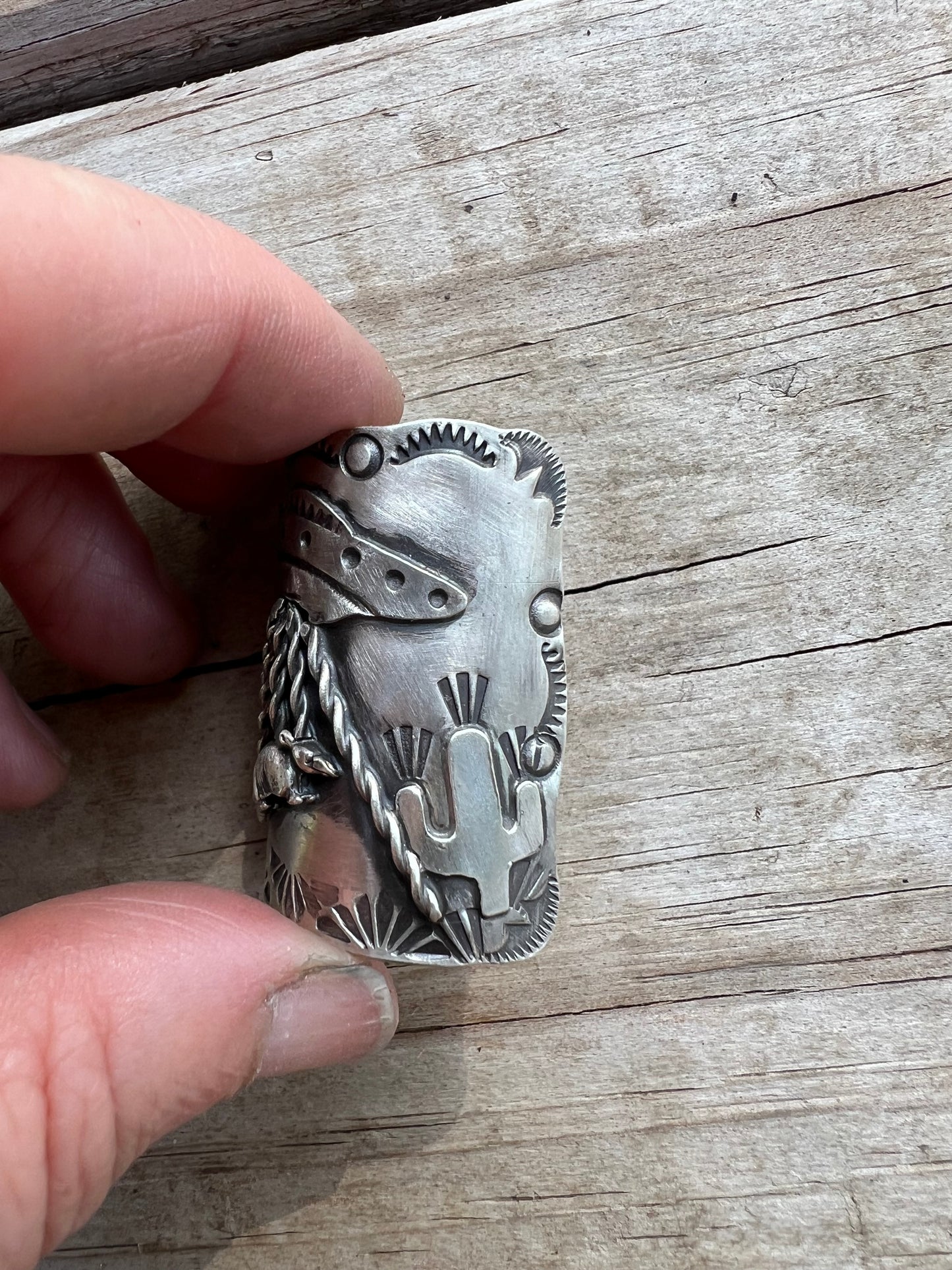 Armadillo + Alien Hair Cuff