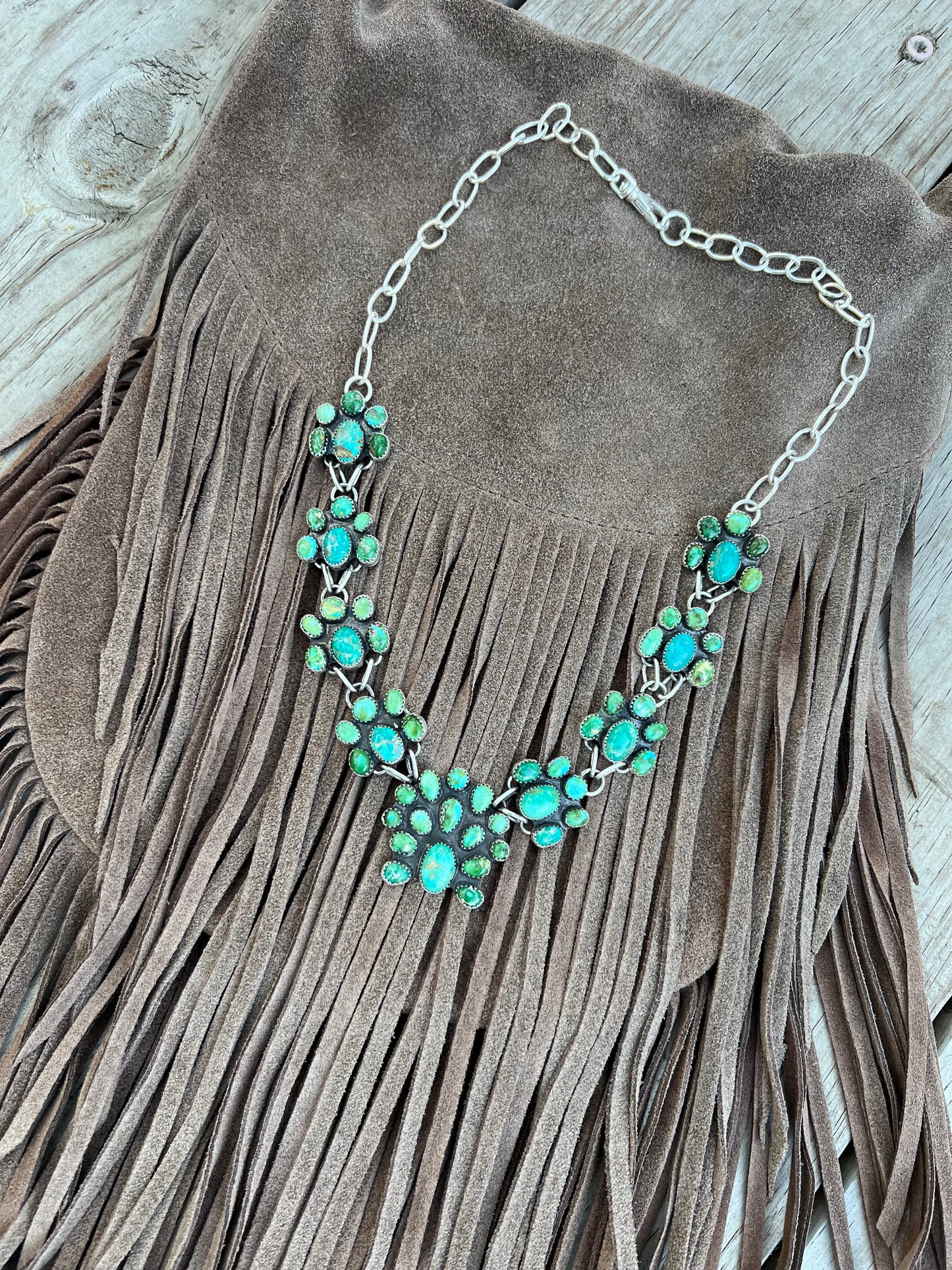 Valley Verde + Sonoran Mountain Cluster Necklace
