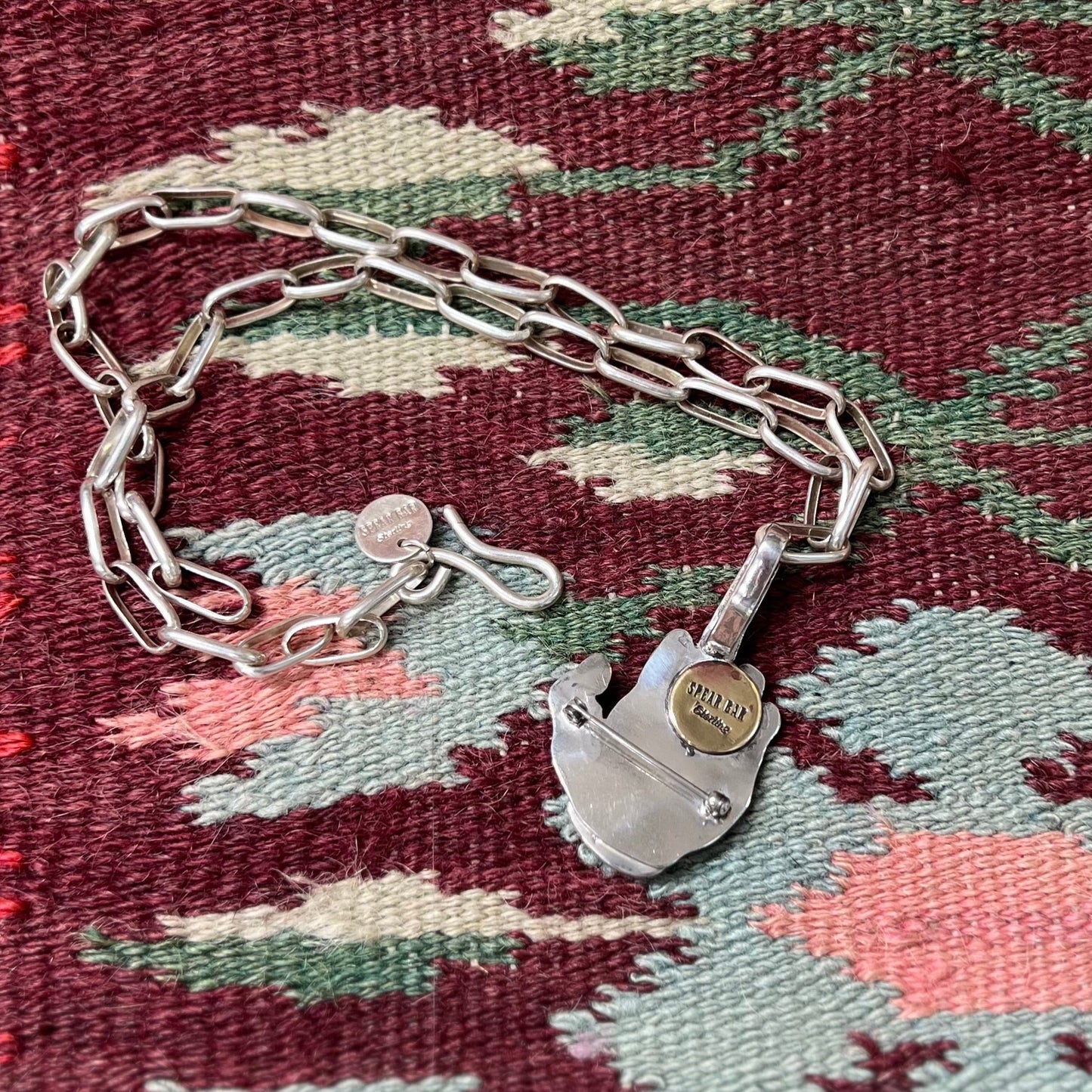 “Howdy” Pendant & Pin (chain not included)
