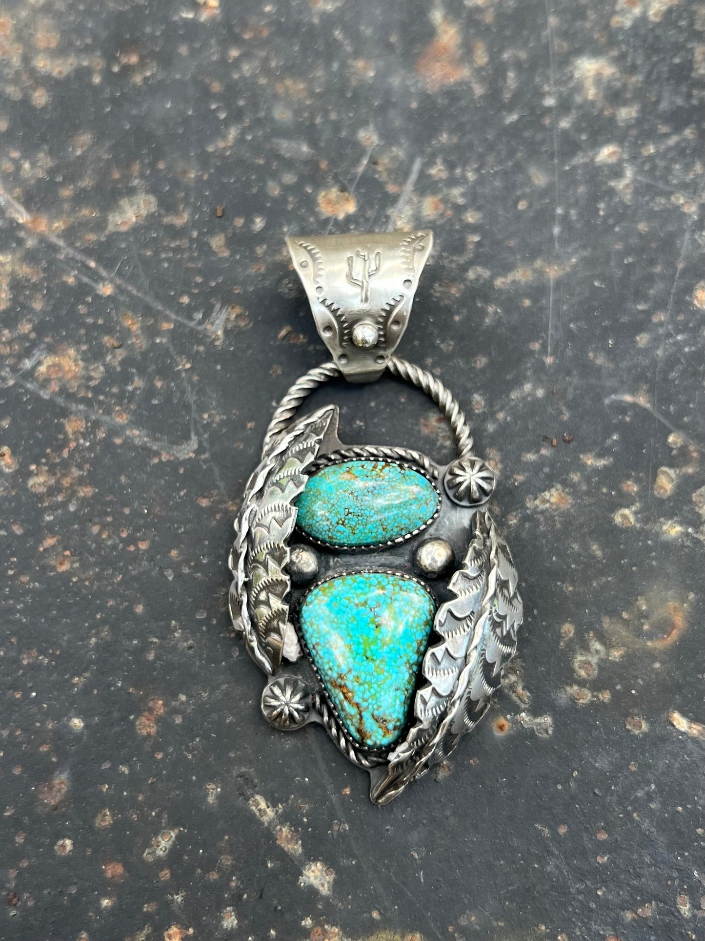 Kingman Leaf Pendant
