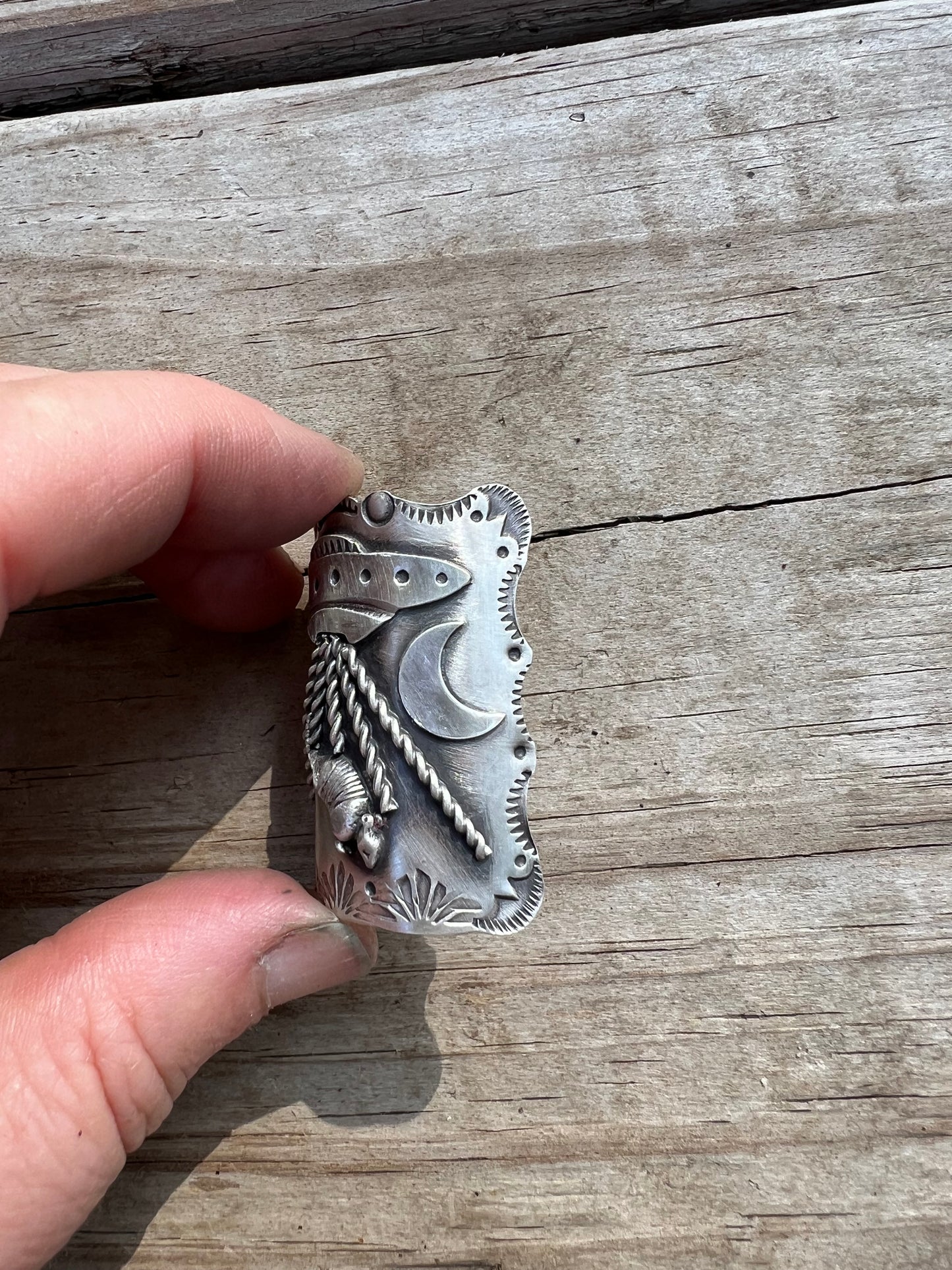 Armadillo + Alien Scalloped Hair Cuff