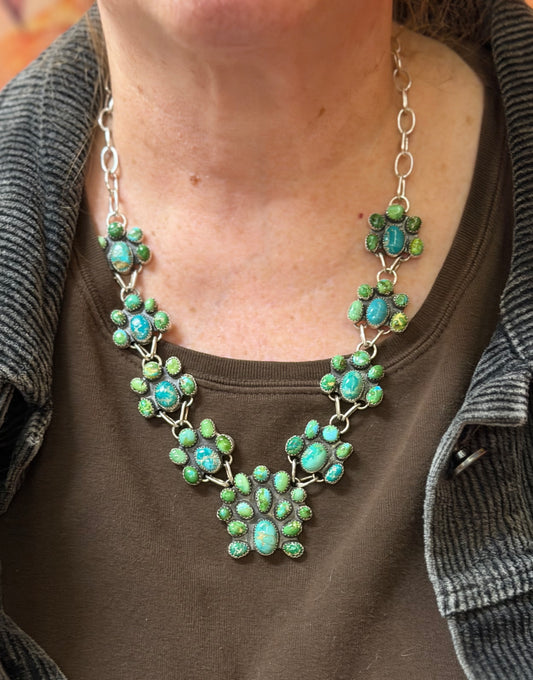 Valley Verde + Sonoran Mountain Cluster Necklace
