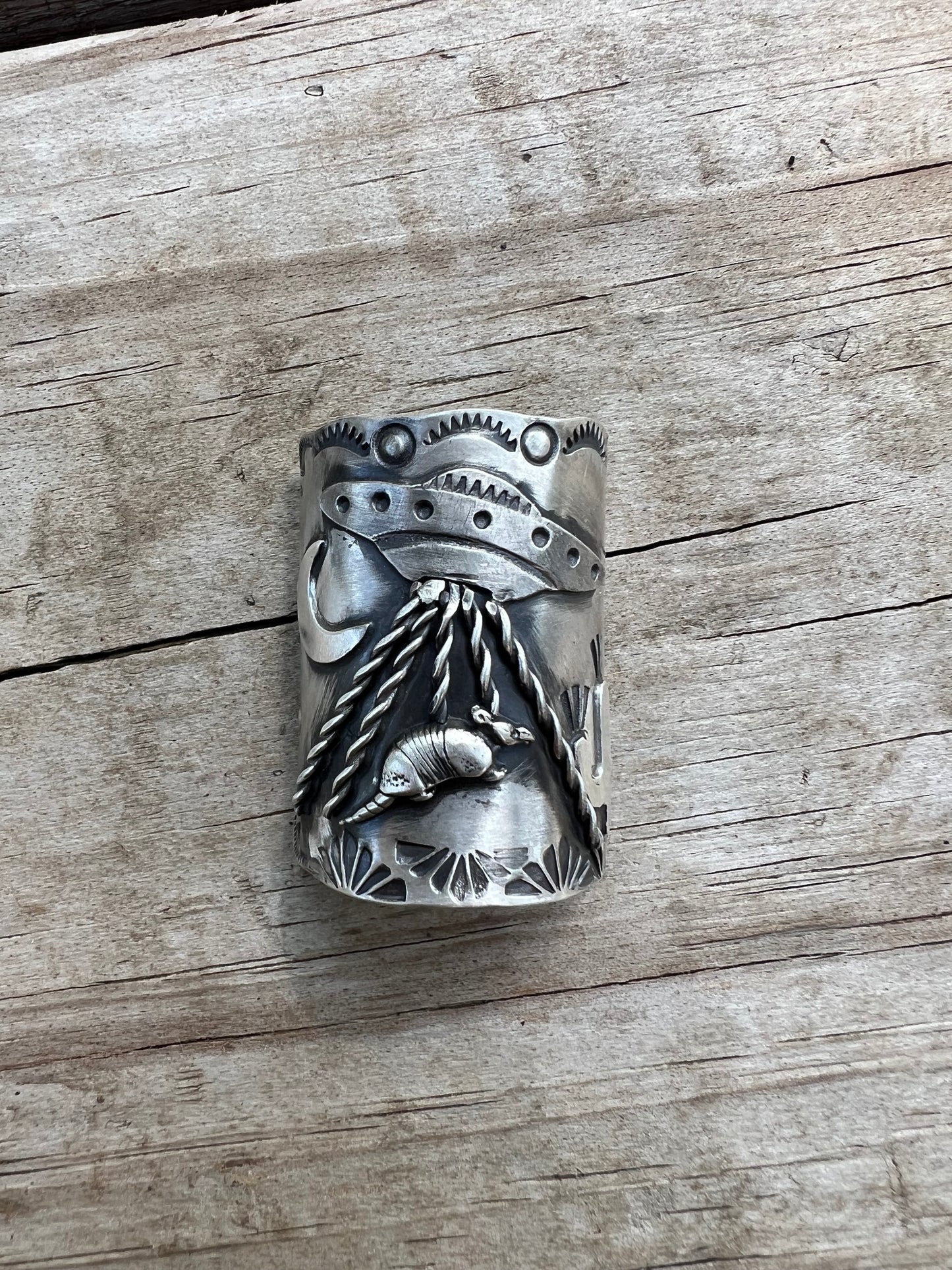 Armadillo + Alien Hair Cuff