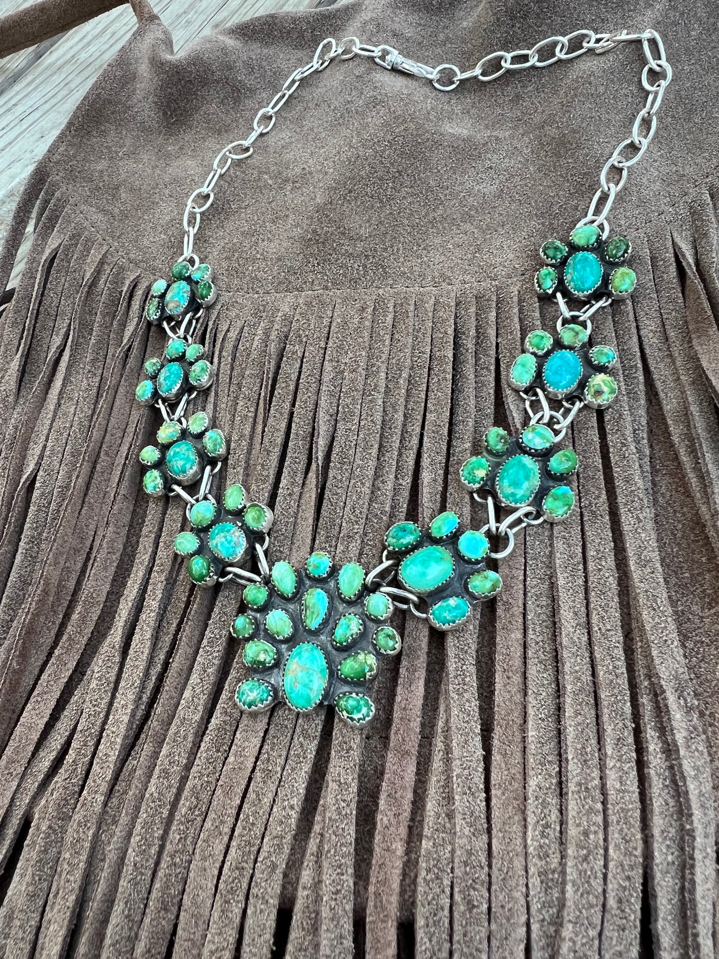 Valley Verde + Sonoran Mountain Cluster Necklace