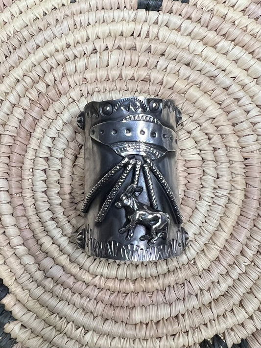 Alien + Donkey Hair Cuff