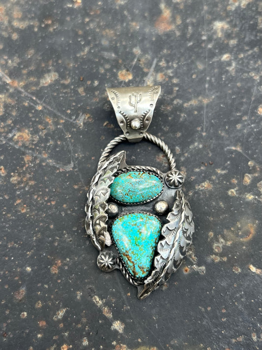Kingman Leaf Pendant