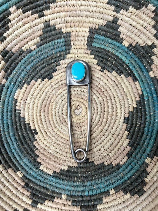Kingman Nickel Pin (large Stone)