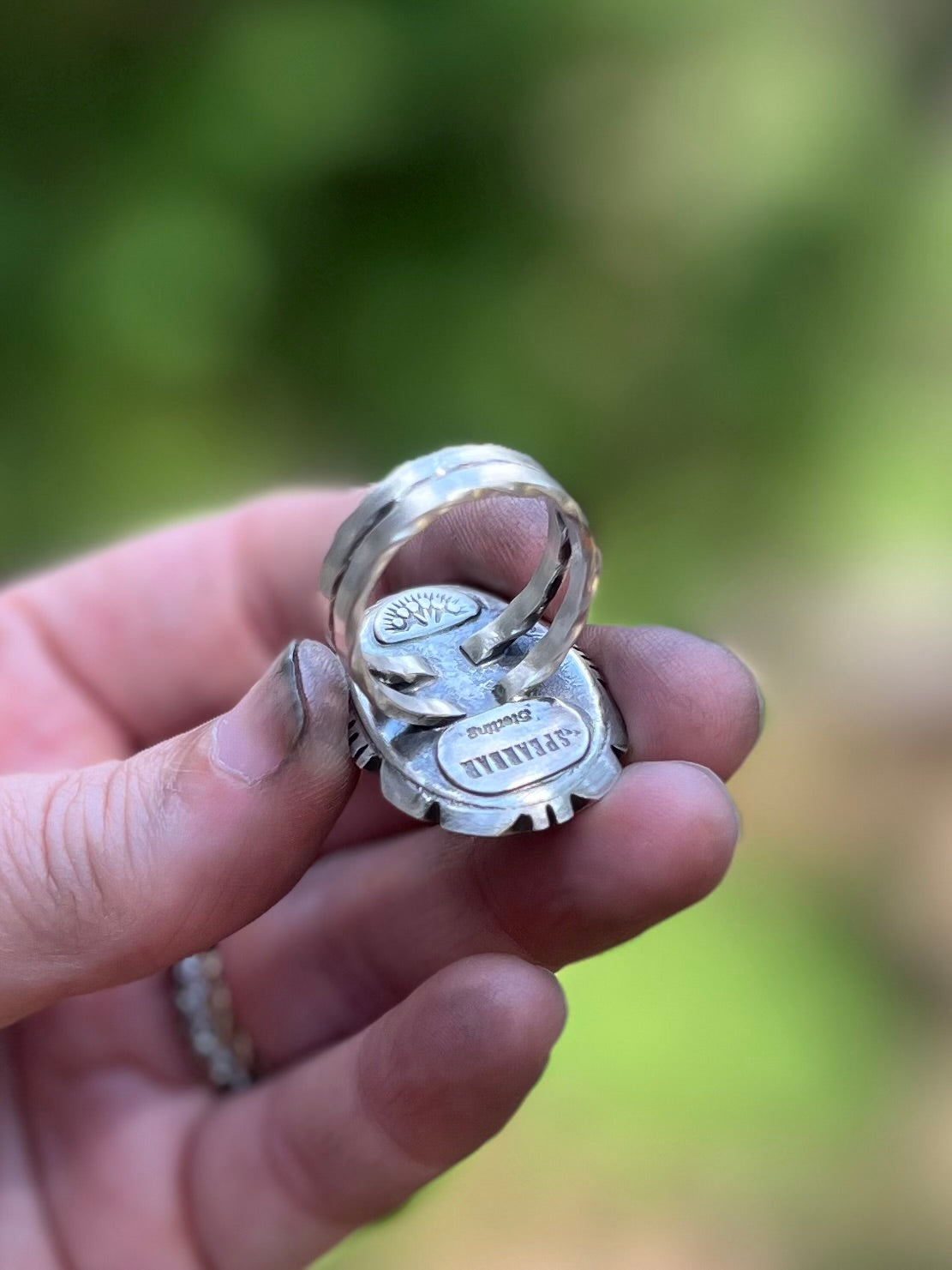 White Buffalo Shadow Box Ring