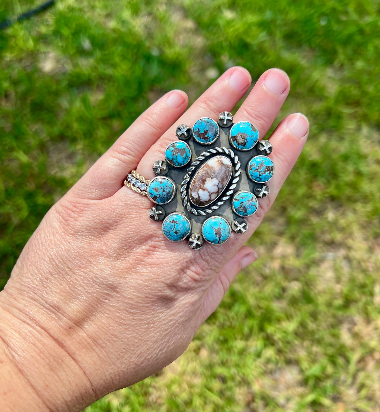 Egyptian Turquoise + Wild Horse Ring