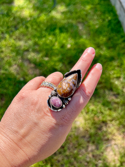 Indian Blanket + Amethyst Ring (One-of-a Kind)