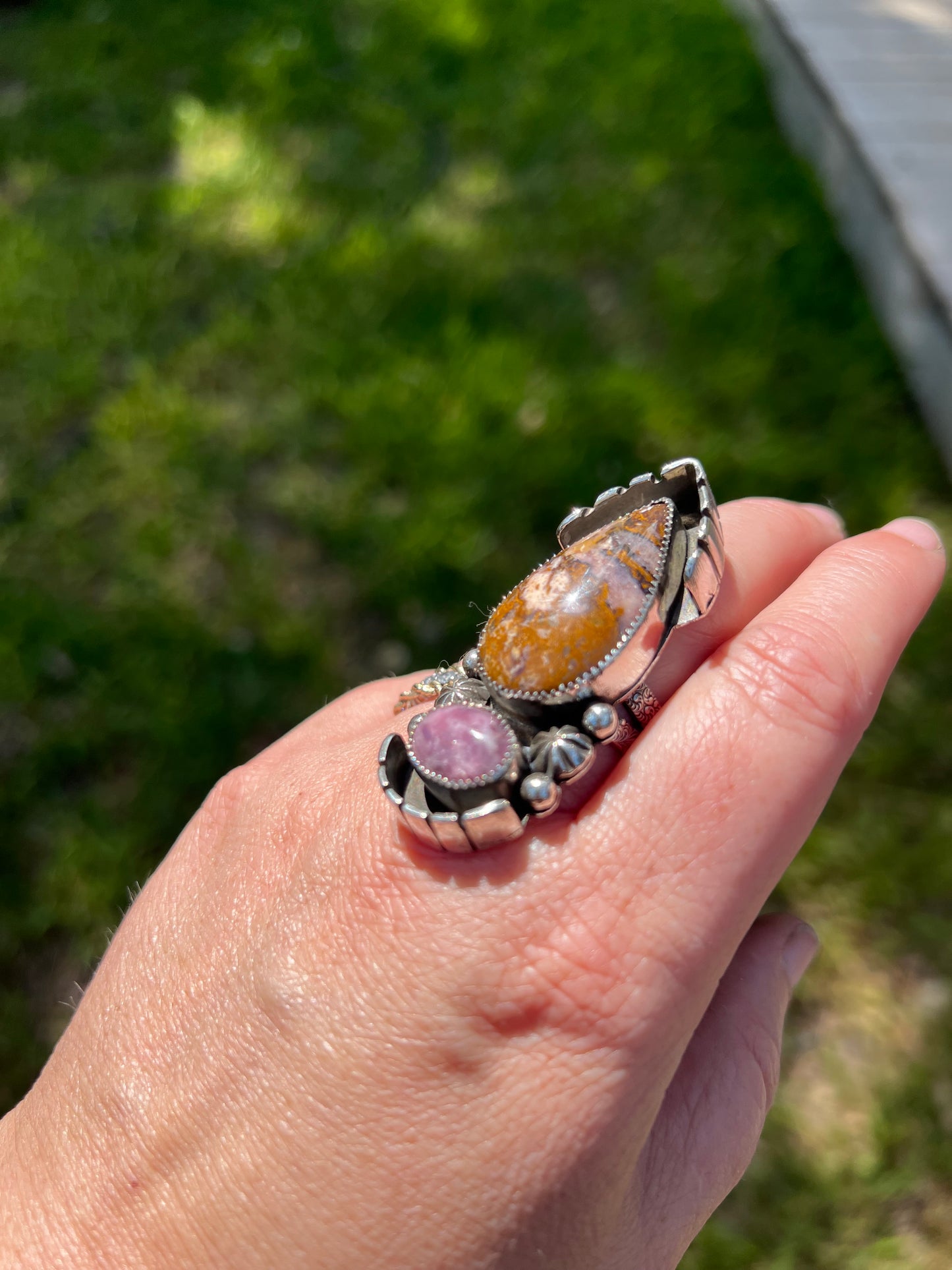 Indian Blanket + Amethyst Ring (One-of-a Kind)